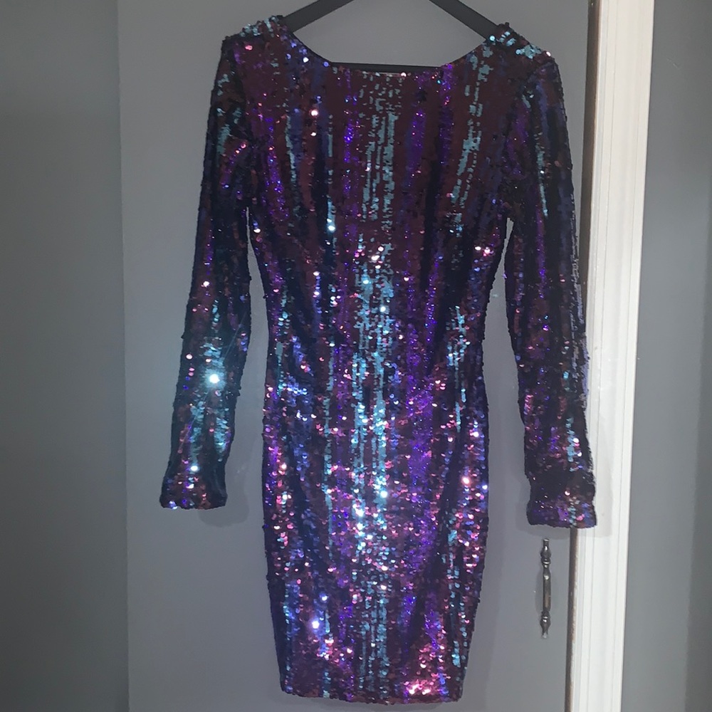 Dress the population sequin dress size medium